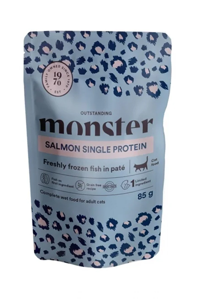 monster adult salmon kattmat