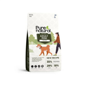 purenatural adult mini kyckling torrfoder till hund